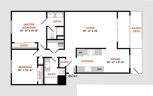Floor plan Plan 2AR