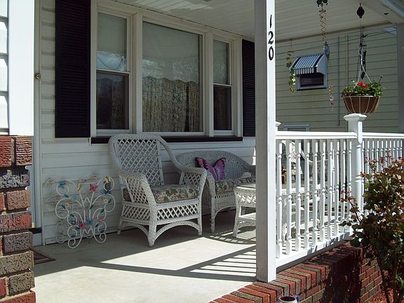 Quiet cozy porch