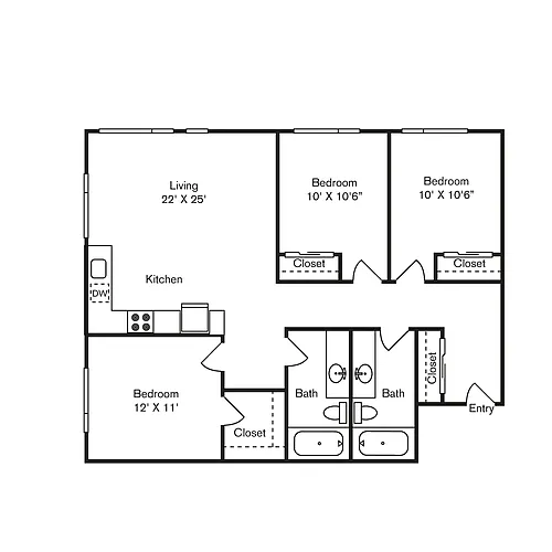 Floor plan D3 60