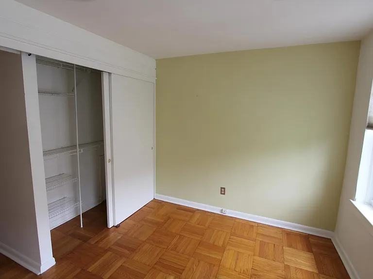 Guest room closet with organizer