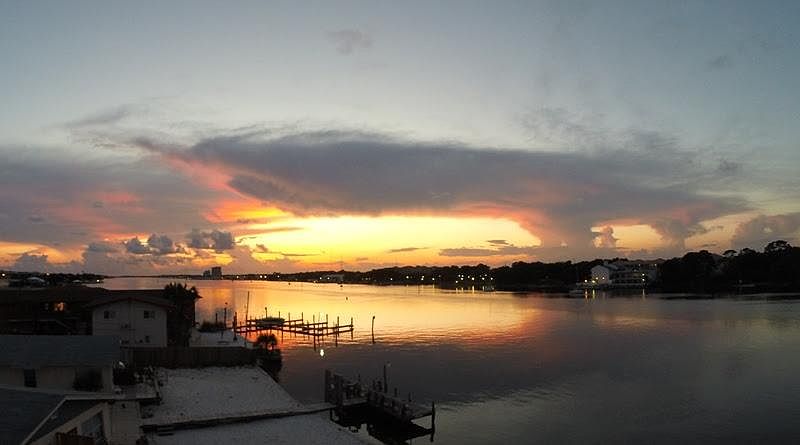 Sunset view from 3rd floor!