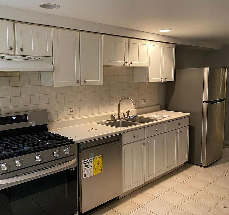 Kitchen with brand new appliances.