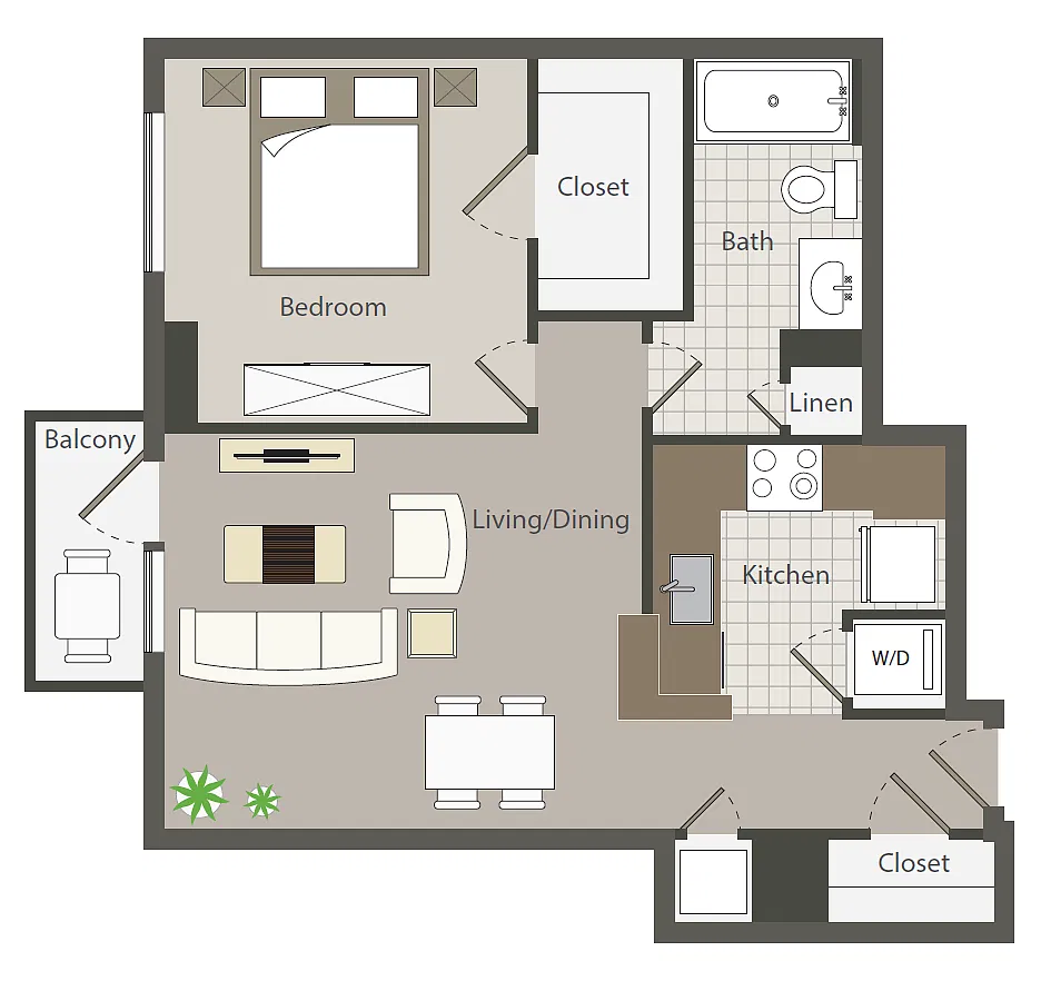 Floor plan 11J
