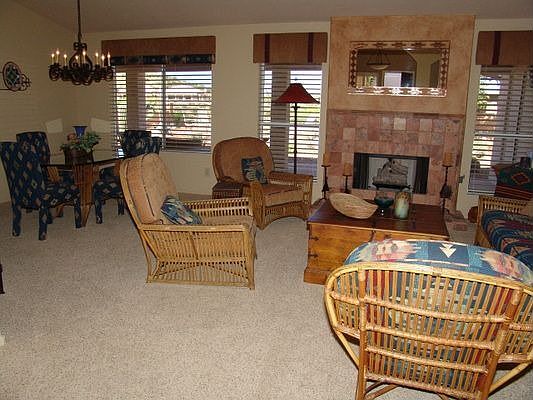 Living Room with Fireplace