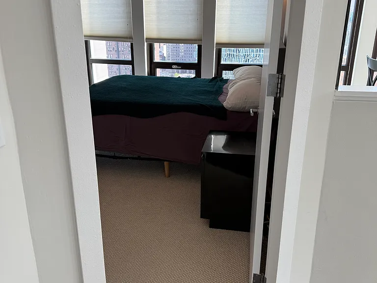 Bed and furniture are not included.