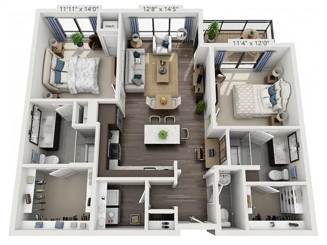 Floor plan C2