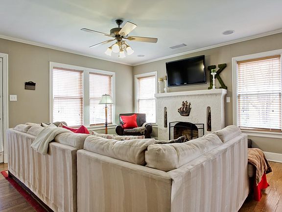 Living Room, Fireplace, Large enough for sectional