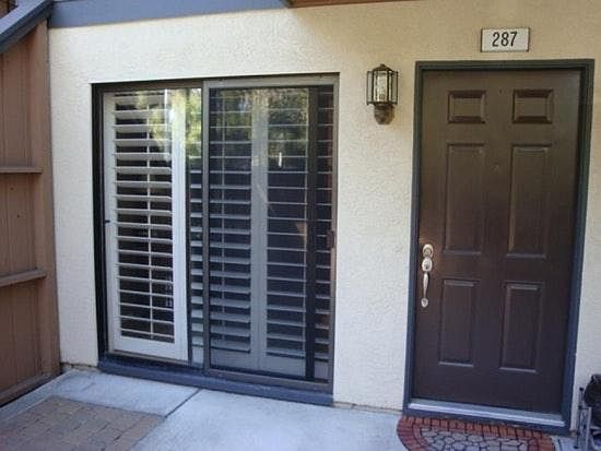Front Door and Living Room Window