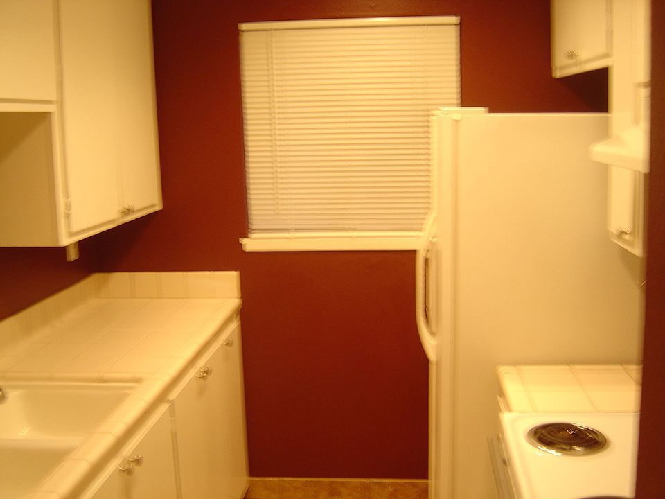 Freshly painted kitchen