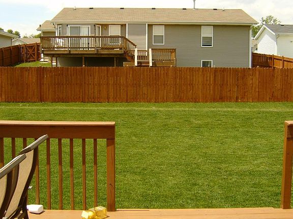 Back yard seen from Deck
