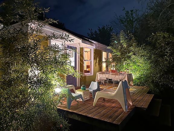 Exterior Photo - Back Porch at Night