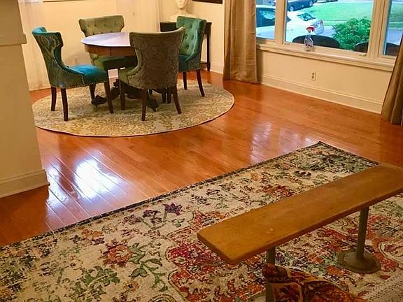 View from living room to dining room.