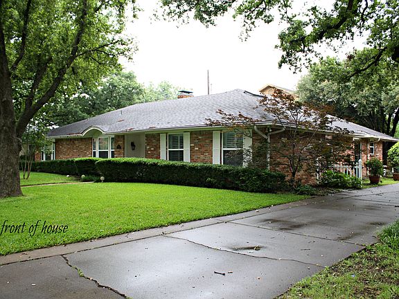 Side view and driveway