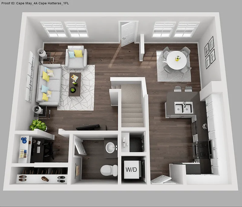 Floor plan Cape Hatteras