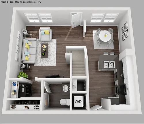 Floor plan Cape Hatteras