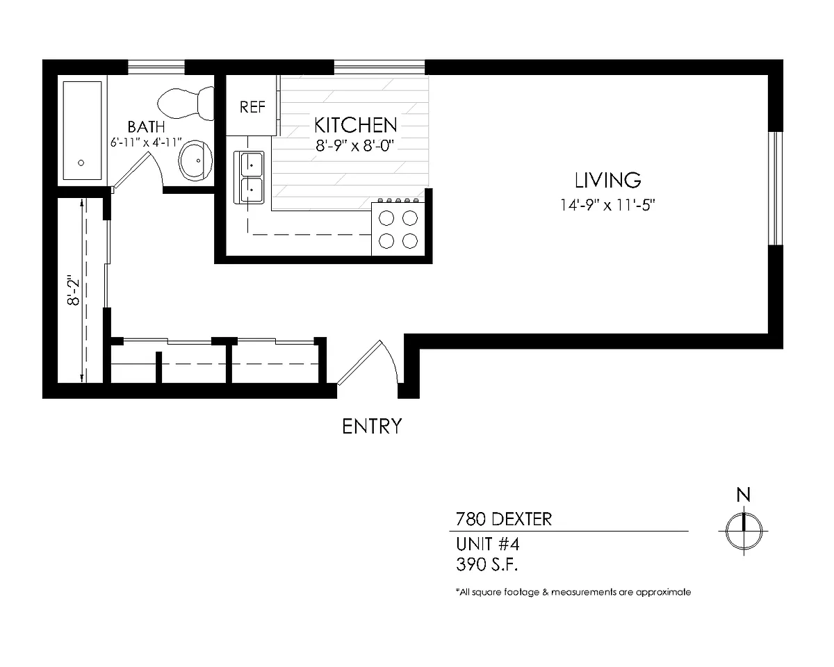 Floor plan Studio