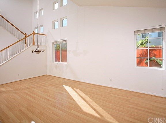 The formal dining room with its designer drop down