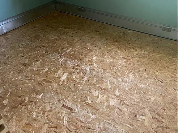One of the bedrooms - carpet will be laid before move-in