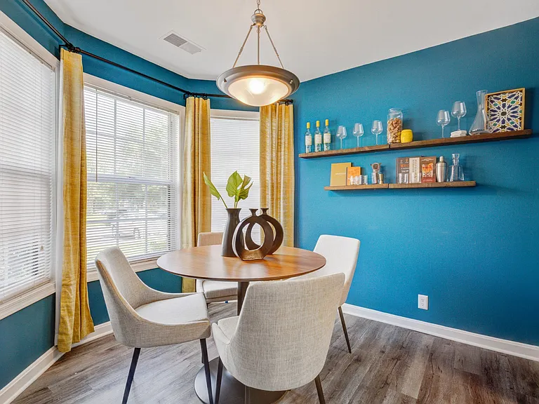 Large windows invite plenty of natural light into your home.