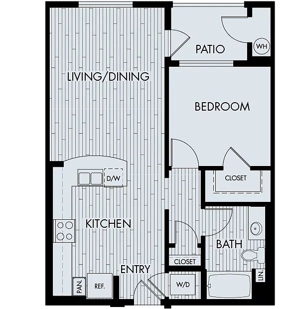 Floor plan Plan 1C