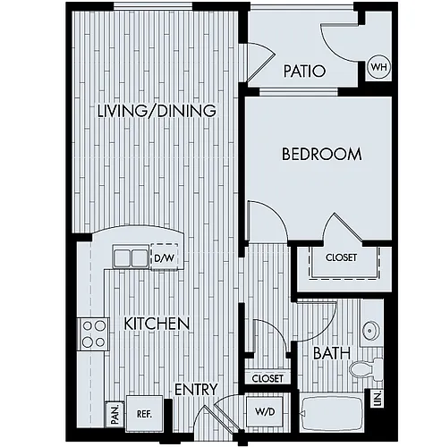 Floor plan Plan 1C