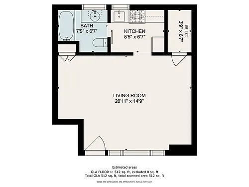 Floor plan 749 Garland Ave 102