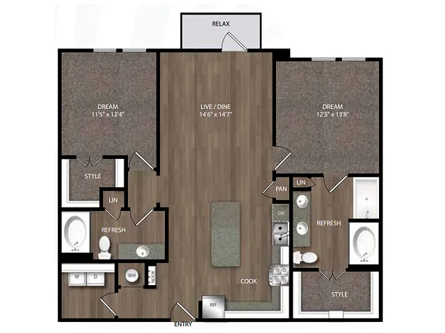 Floor plan B3