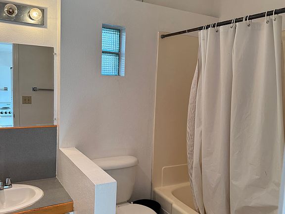 Bathroom. The ceilings are very high giving a spacious feel