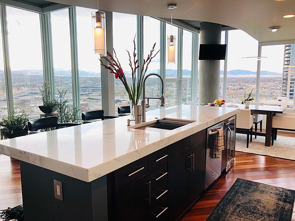 Natural marble countertops