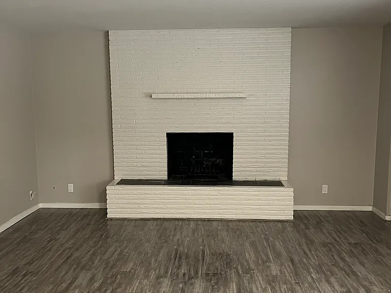 look to fireplace from kitch