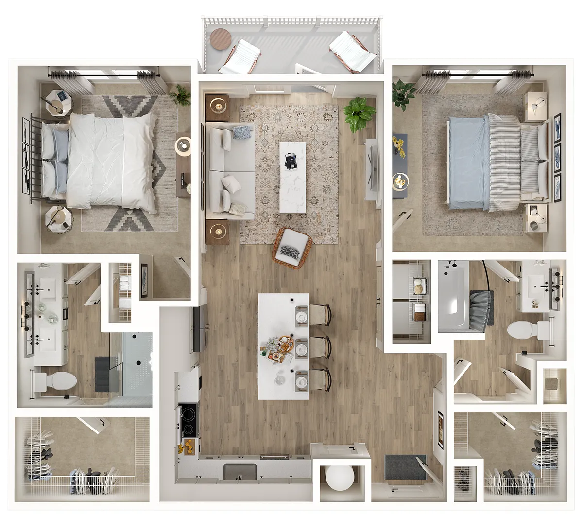 Floor plan B3