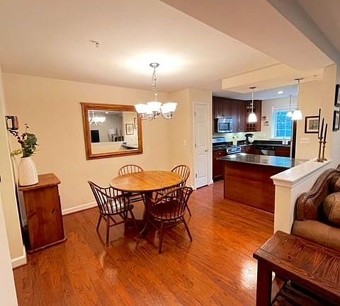 Dining room, kitchen