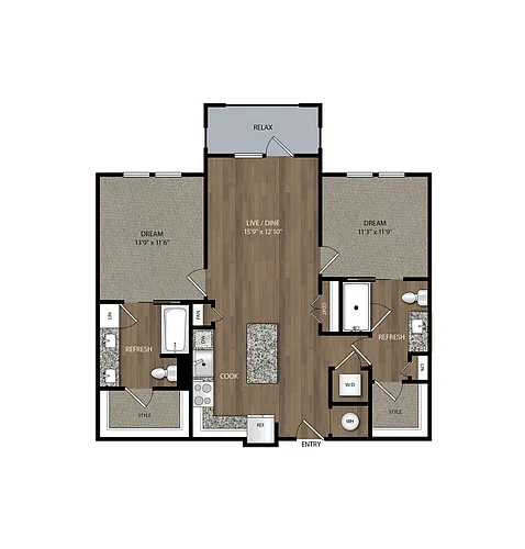 Floor plan B1.a