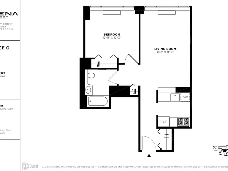 601 W 57th St #33G — Photo 2
