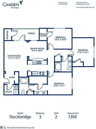 Floor plan Stockbridge