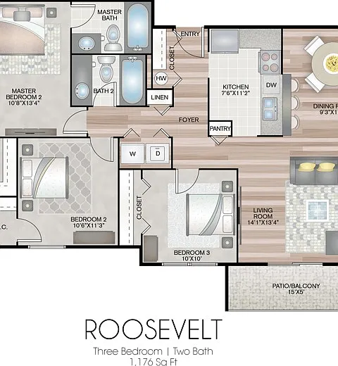1176 Square Feet 1176 Square Feet