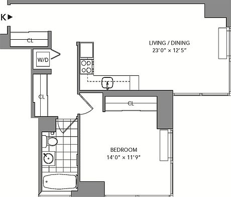 2nd image of 620 W 42nd St APT S34k