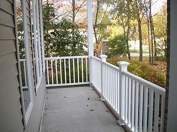 Covered front porch.
