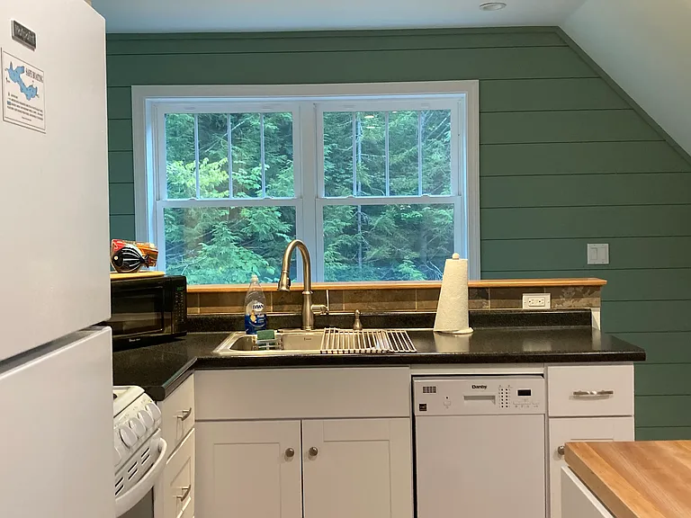 kitchen with view