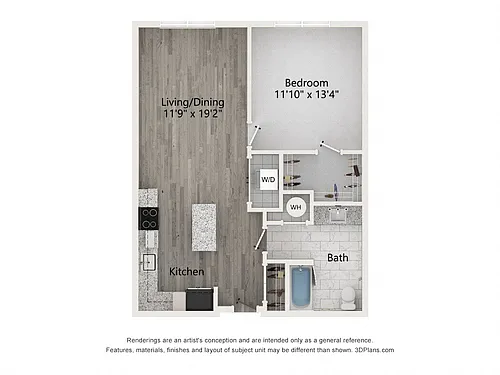 Floor plan A1D