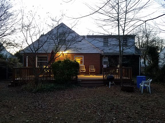 Rear side of the house