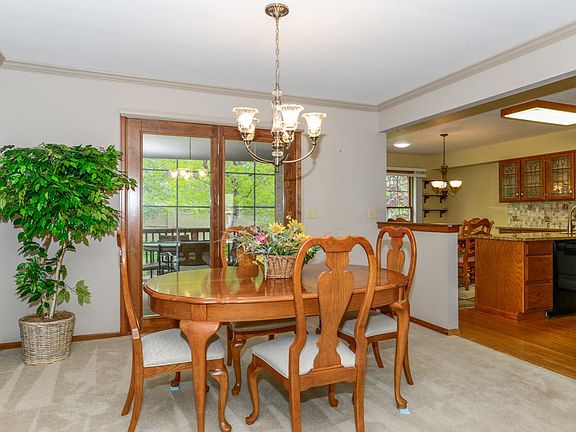 Dining Room Opens to Patio