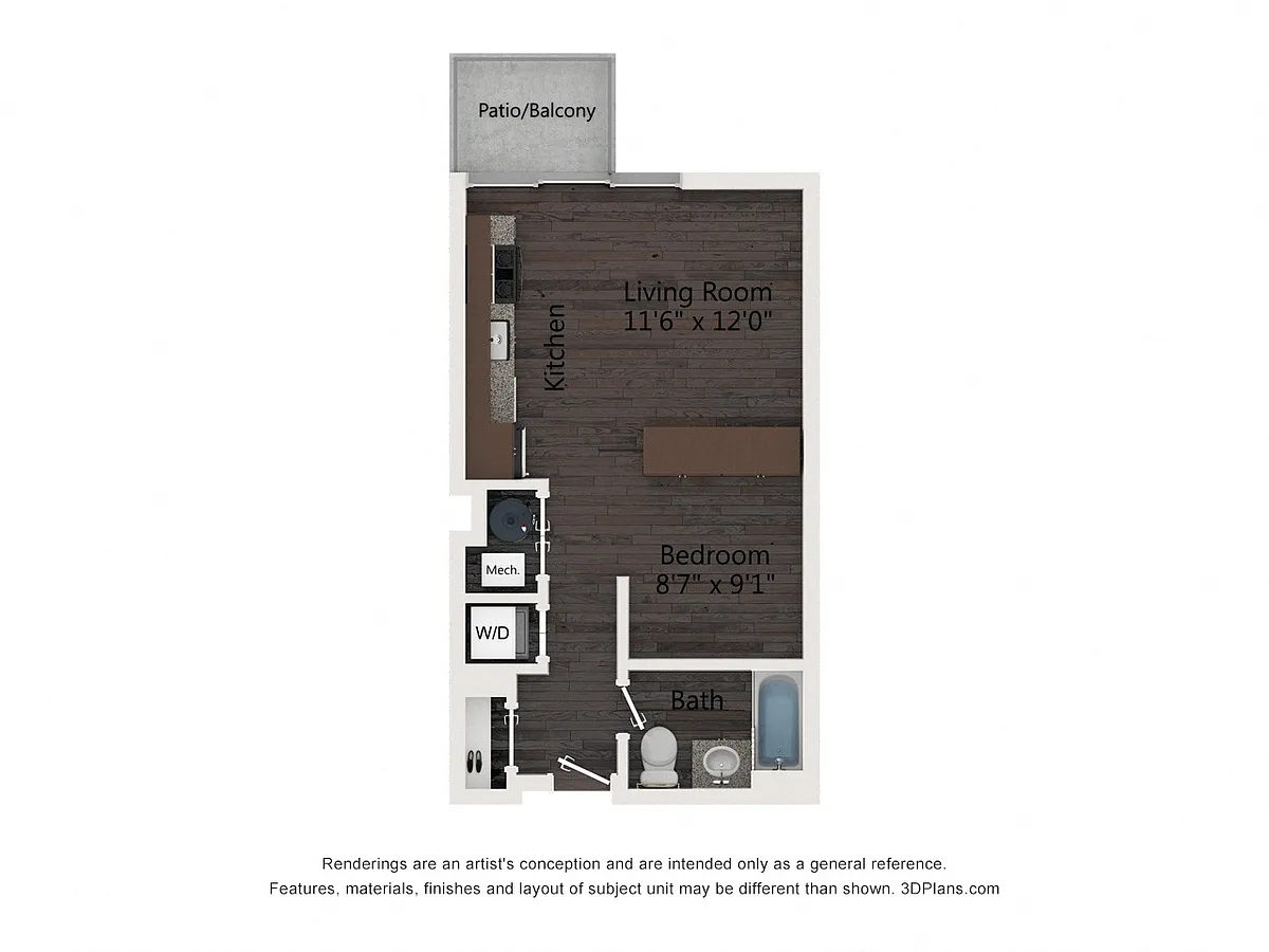 Floor plan A1A