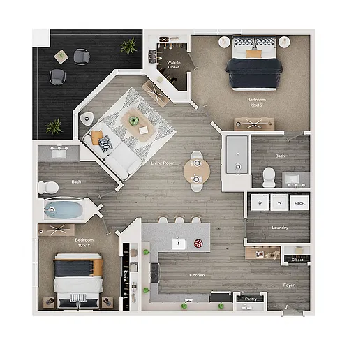 Floor plan C4 - Spirit