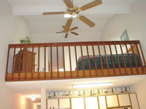 Loft viewed from living area