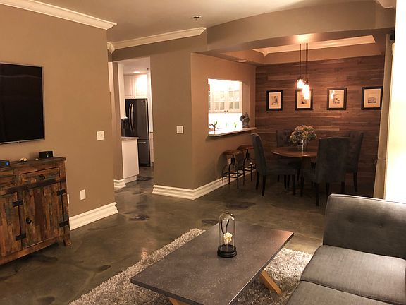 Dining room and kitchen