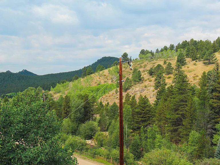 The private, quiet valley views