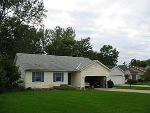 Front view of house