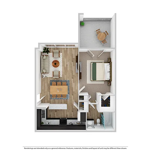 Floor plan 1X1