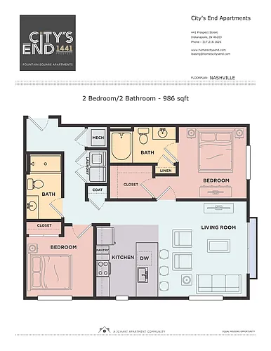 Floor plan Nashville 2.2